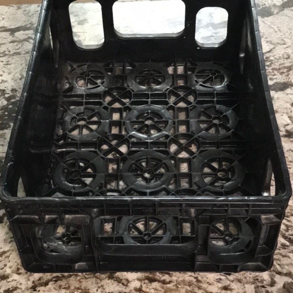 Vintage Coca Cola black plastic crate carrier - Picture 4 of 8